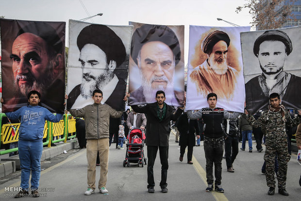 راهپیمایی یوم الله ۲۲ بهمن در تهران -۳