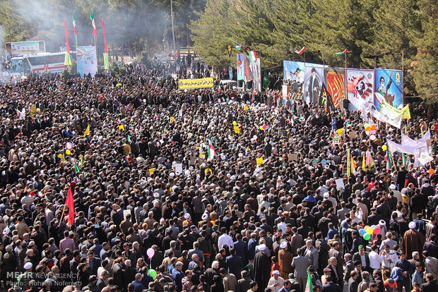 راهپیمایی یوم الله 22 بهمن در استانها - بیرجند