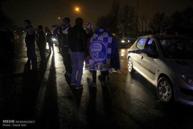 Tahran’daki derbi öncesinden kareler