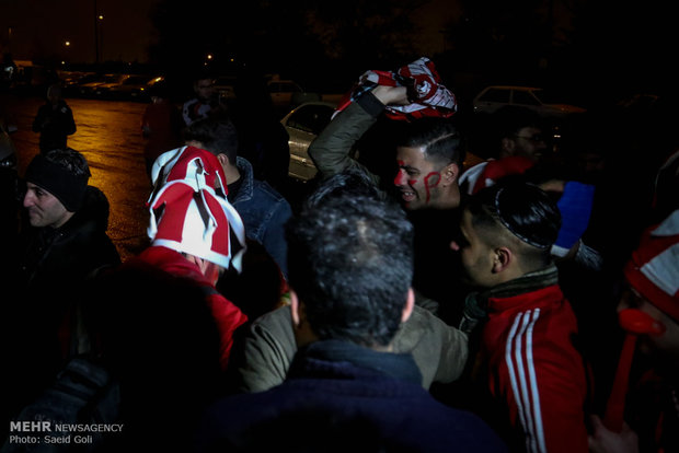 Tahran’daki derbi öncesinden kareler