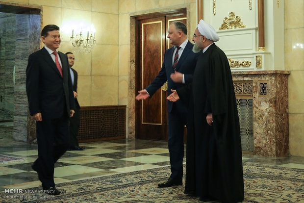 Pres. Rouhani meets with Moldovan counterpart