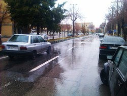 بارندگی در محورهای شمالی/ ترافیک در آزادراه کرج-تهران