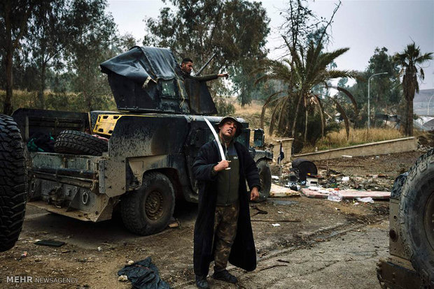 تلاش نیروهای ویژه عراقی برای آزادسازی موصل‎