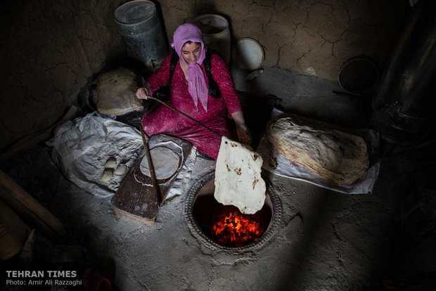Cold winter days of Belker village