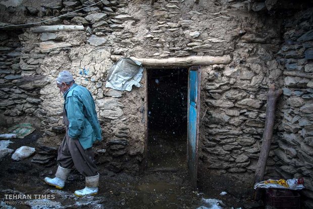 Cold winter days of Belker village
