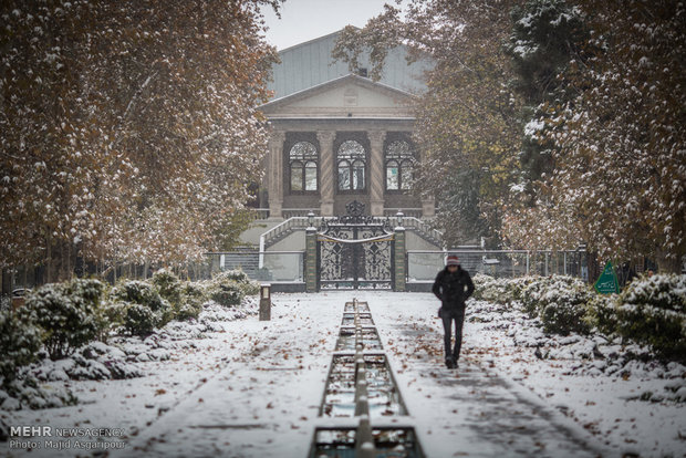 Snow in Tehran