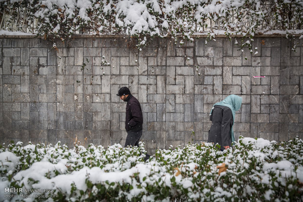 بارش برف در تهران