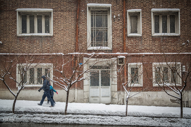 Snow in Tehran
