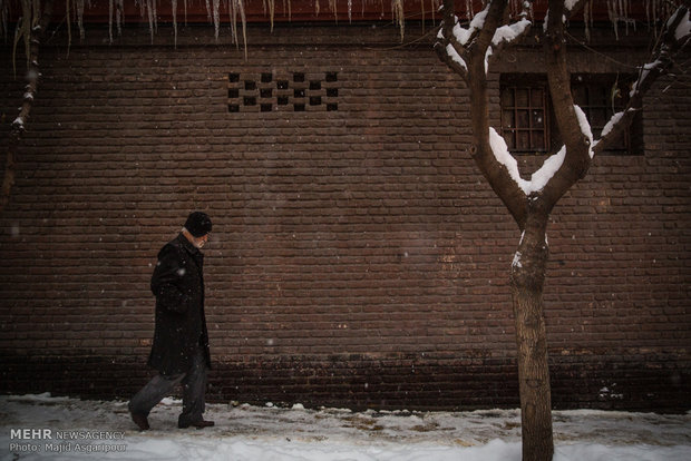 Snow in Tehran