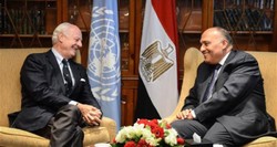 De Mistura, Shukri prepare for Geneva talks on Syria