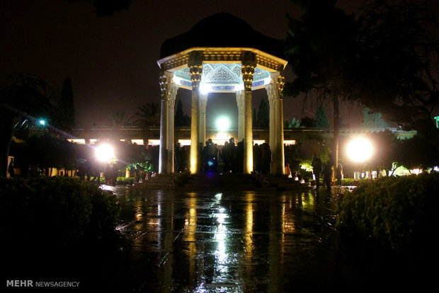 Rainy weather in Iranian southern city of Shiraz 