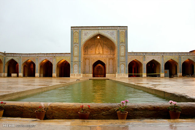 Rainy weather in Iranian southern city of Shiraz 