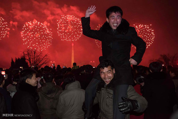 جشن تولد رهبر کره شمالی‎
