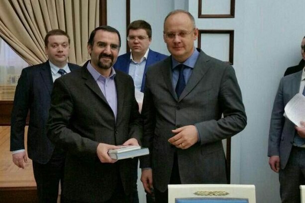 Iranian amb., Putin’s adviser discuss coop. in holding joint expos