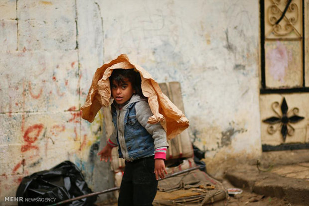 سیل در غزه‎