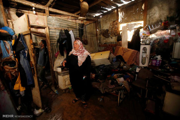 سیل در غزه‎