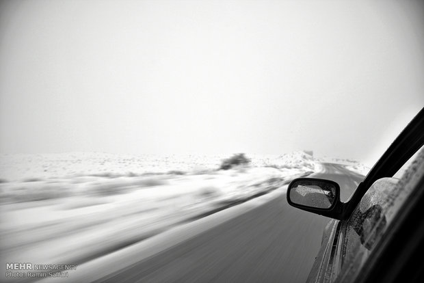 Snowfall in Mashhad