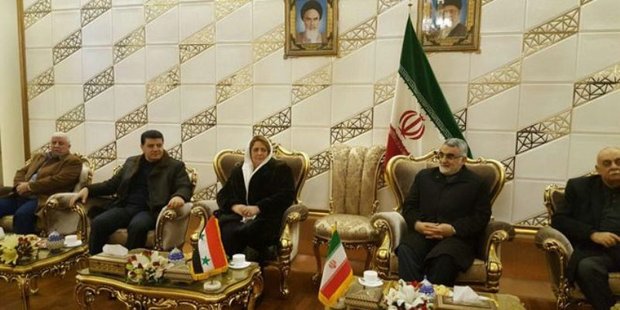 Syrian parl. speaker in Tehran for Palestine conf.