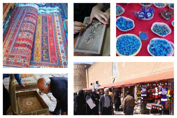 نمایشگاه‌ نوروزی عرضه صنایع‌دستی در ۱۸ نقطه استان سمنان برپا شد
