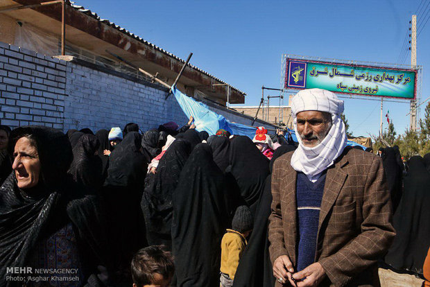 افتتاح بیمارستان صحرایی نیروی زمینی سپاه در تایباد