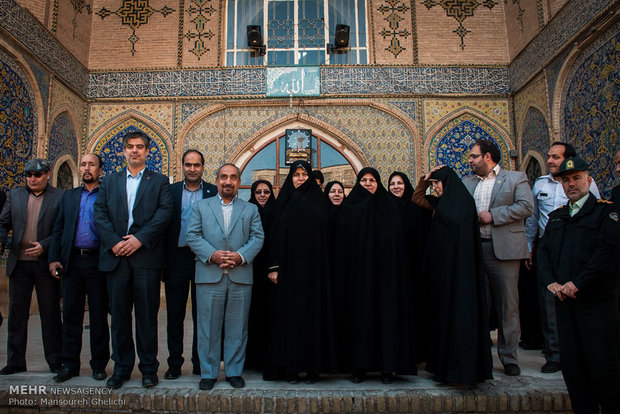 سفر زهرا احمدی پور رئیس سازمان میراث فرهنگی به استان سمنان 