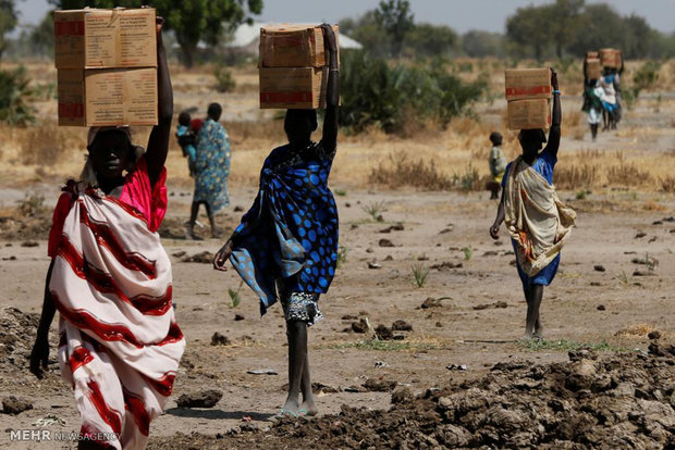 قحطی در سودان جنوبی‎