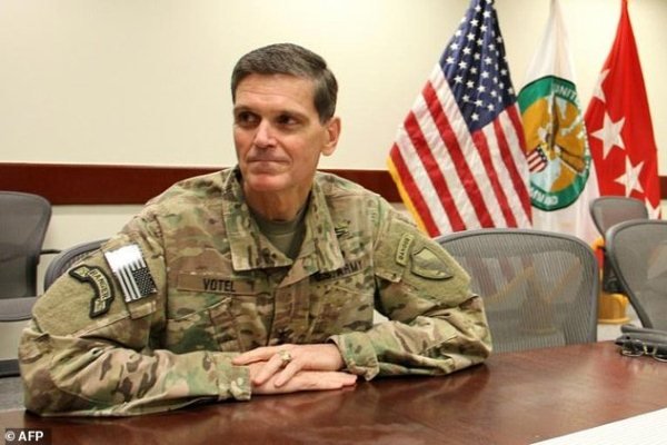 سفر رئیس مرکز فرماندهی ارتش آمریکا به سوریه