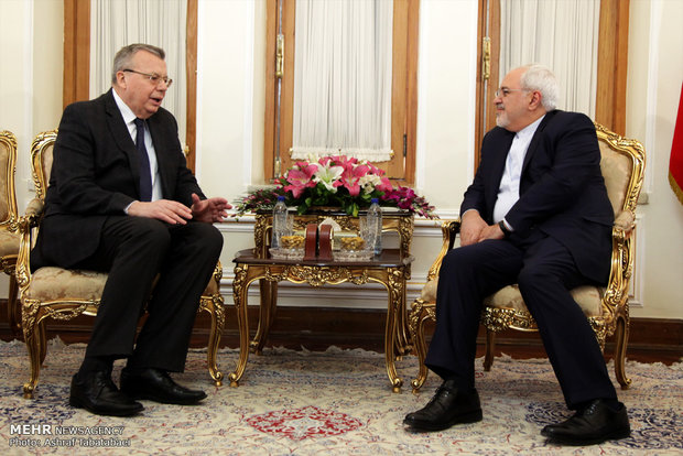 Zarif meets with UN deputy secretary-general Yuri Fedotov