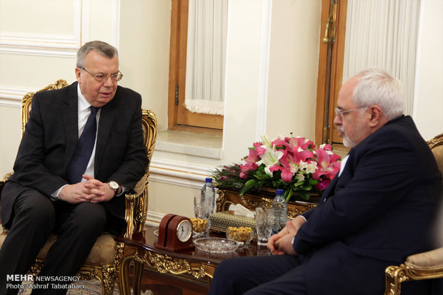 Zarif meets with UN deputy secretary-general Yuri Fedotov