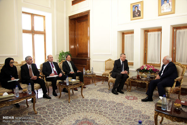 Zarif meets with UN deputy secretary-general Yuri Fedotov