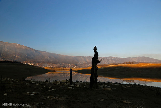 خشک شدن دریاچه رامسکو در بوسنی