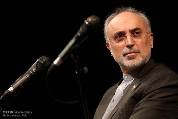 حضور علی اکبر صالحی، رئیس سازمان انرژی اتمی در همایش ایران فرهنگی در جهان امروز