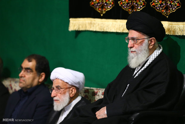 Leader attends 2nd Fatemieh mourning session