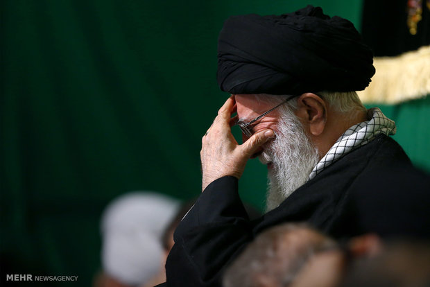 مراسم العزاء الفاطمية بحضور قائد الثورة الاسلامية