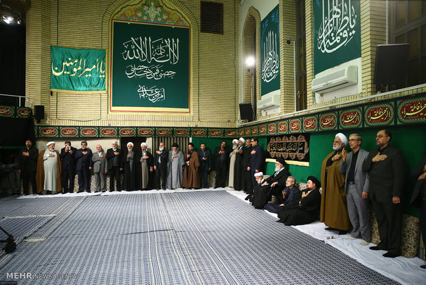 دومین شب عزاداری فاطمیه ۱۴۳۸ در حسینیه امام خمینی
