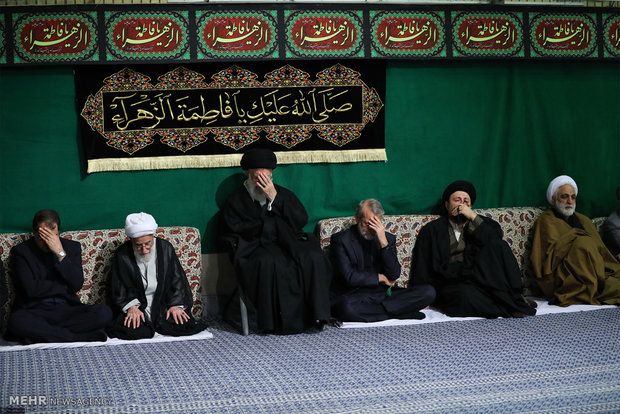 Leader attends 2nd Fatemieh mourning session