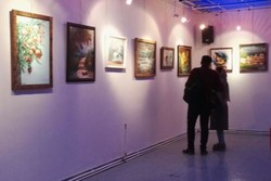 نمایشگاه نقاشی هنرمندان اردبیلی گشایش یافت