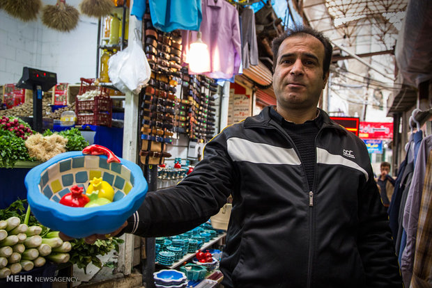 تکاپوی خرید عید در بازار تجریش