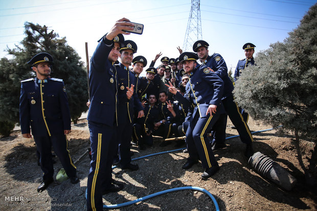 Sapling planting for solidarity with 230 martyred pilots