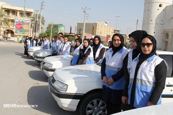 مانور سلامت نوروزی در دشتستان برگزار شد