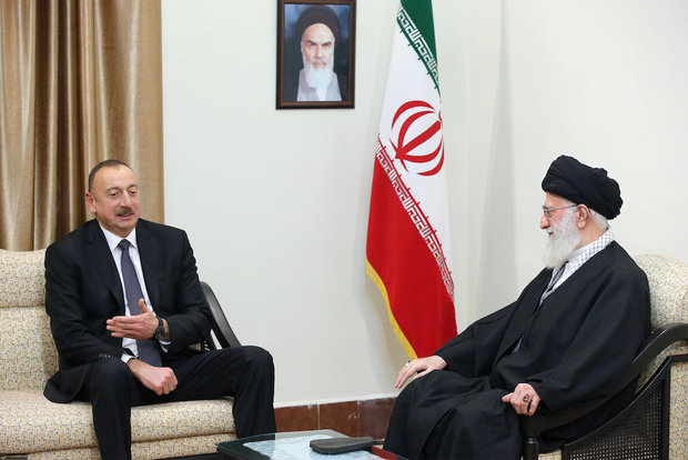 The President of Azerbaijan met with Ayatollah Khamenei