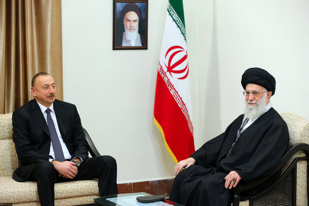 The President of Azerbaijan met with Ayatollah Khamenei