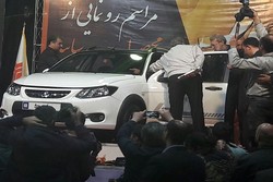 خودروی جدید ایرانی با حضور لاریجانی رونمایی شد