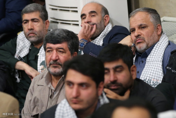دیدار دست‌اندرکاران راهیان نور با رهبر انقلاب