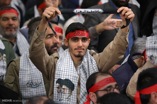 دیدار دست‌اندرکاران راهیان نور با رهبر انقلاب