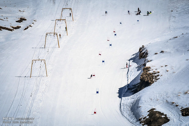 İran’da kayak yarışları