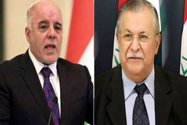 حیدر العبادی با جلال طالبانی دیدار کرد