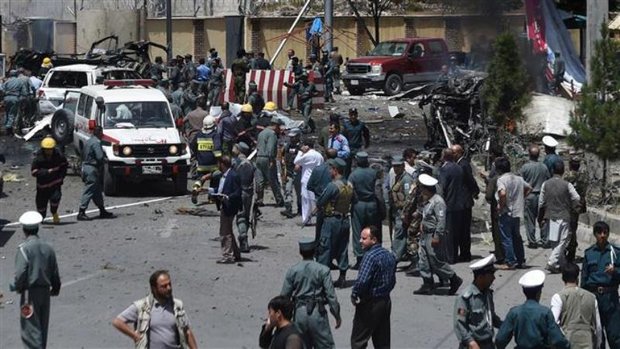 3rd explosion rocks military hospital in Afghan capital 