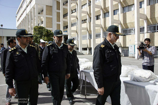 نشست خبری سردار احمد علی گودرزی فرمانده انتظامي استان فارس با اصحاب رسانه