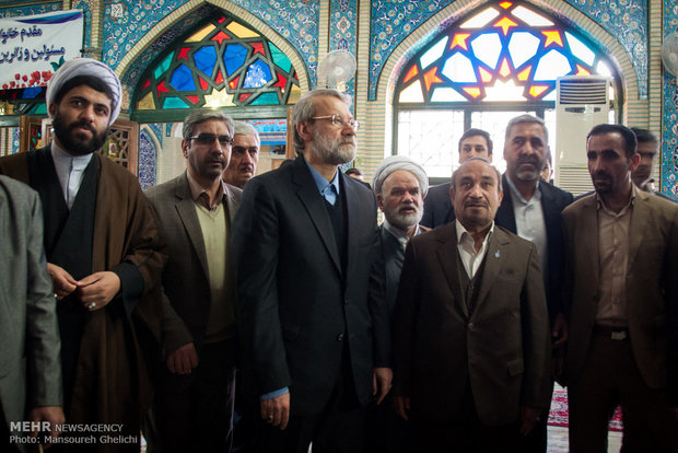 سفر علی لاریجانی رئیس مجلس شورای اسلامی به سمنان